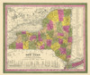New York - Mitchell 1846 Poster Print by Mitchell Mitchell # NYZZ0003
