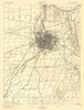 Rochester New York Sheet - USGS 1895 Poster Print by USGS USGS # NYRO0002