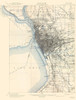 Buffalo New York Quad - USGS 1901 Poster Print by USGS USGS # NYBU0005