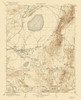 Carson Sink Nevada Quad - USGS 1910 Poster Print by USGS USGS # NVCA0004