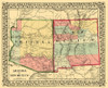 New Mexico, Arizona - Mitchell 1867 Poster Print by Mitchell Mitchell # NMZZ0035