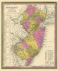 New Jersey - Mitchell 1846 Poster Print by Mitchell Mitchell # NJZZ0002