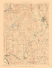 Keene New Hampshire Quad - USGS 1898 Poster Print by USGS USGS # NHKE0002