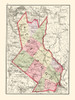 Strafford New Hampshire - Walling 1877 Poster Print by Walling Walling # NHST0001
