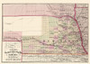 Nebraska Railroad and Townships - Cram 1875 Poster Print by Cram Cram # NEZZ0015