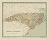 North Carolina - Bradford 1838 Poster Print by Bradford Bradford # NCZZ0012