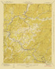 Whittier North Carolina Quad - USGS 1935 Poster Print by USGS USGS # NCWH0002
