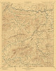 Nantahala North Carolina Tennessee Quad - USGS Poster Print by USGS USGS # NCNA0002