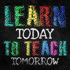 Learn To Teach Poster Print by Milli Villa # MVSQ592A