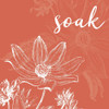 Soak Flower Poster Print by Milli Villa # MVSQ582A
