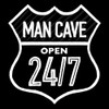 Open Man Cave Poster Print by Mlli Villa # MVSQ559A