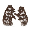 Bears Are Right Clean Poster Print by Mlli Villa # MVSQ522B