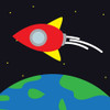 Into Space Poster Print by Mlli Villa # MVSQ445A