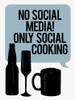 Bubble No Social Media Poster Print by Milli Villa # MVRC664B