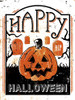 Happy Pumpkin Poster Print by Milli Villa # MVRC671A