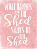 What Happens Poster Print by Mlli Villa # MVRC597A