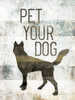 Pet Your Dog Poster Print by Mlli Villa # MVRC590B