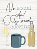 No Social Media Poster Print by Milli Villa # MVRC663B