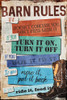 Barn Rules Poster Print by Milli Villa # MVRC607B