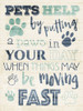 Pets Help Poster Print by Mlli Villa # MVRC589A