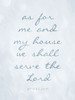 Serve The Lord Poster Print by Mlli Villa # MVRC568A