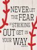 Striking Out Poster Print by Mlli Villa # MVRC521A
