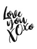 Love You Xoxo Poster Print by Mlli Villa # MVRC558A