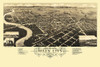 Miles City Montana - Stoner 1883 Poster Print by Stoner Stoner # MTMI0002