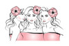 Flower Girls Poster Print by Martina Pavlova # MPA117169