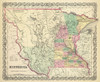 Minnesota - Colton 1856 Poster Print by Colton Colton # MNZZ0001
