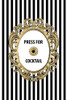 Cocktail Button Poster Print by Martina Pavlova # MPA117255