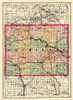 Washtenaw Michigan - Walling 1873 Poster Print by Walling Walling # MIWA0004