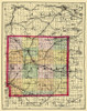 Hillsdale Michigan - Walling 1873 Poster Print by Walling Walling # MIHI0001