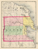 Alpena Michigan - Walling 1873 Poster Print by Walling Walling # MIAL0002