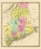 Maine - Greenleaf 1840 Poster Print by Greenleaf Greenleaf # MEZZ0007