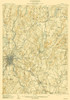 Lewiston Maine Quad - USGS 1908 Poster Print by USGS USGS # MELE0001