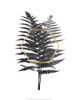 Fern Leaf with Gold Poster Print by Braun Studio Braun Studio # MC1353