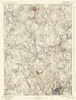 Worcester Massachusetts Quad - USGS 1892 Poster Print by USGS USGS # MAWO0001