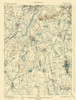 Dedham Massachusetts Sheet - USGS 1894 Poster Print by USGS USGS # MADE0001