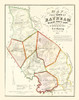 Raynham Massachusetts - Walling 1855 Poster Print by Walling Walling # MARA0001