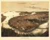 Boston Massachusetts - Prang 1877 Poster Print by Prang Prang # MABO0011