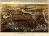 Boston Massachusetts - Currier 1873 Poster Print by Currier Currier # MABO0010