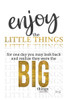 The Big Things Poster Print by Marla Rae # MAZ5631