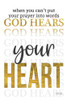 God Hears Your Heart Poster Print by Marla Rae # MAZ5630