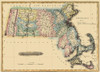 Massachusetts - Lucas 1823 Poster Print by Lucas Lucas # MAZZ0001