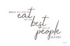 People Who Love to Eat Poster Print by Marla Rae # MAZ5663