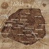 Map of Paris Poster Print by Luke Wilson # LW6908