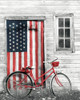 Patriotic Bicycle Poster Print by Lori Deiter # LD2188