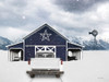 White Chevy at Navy Barn Poster Print by Lori Deiter # LD2025