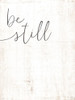 Be Still Poster Print by Lux + Me Designs Lux + Me Designs # LUX138